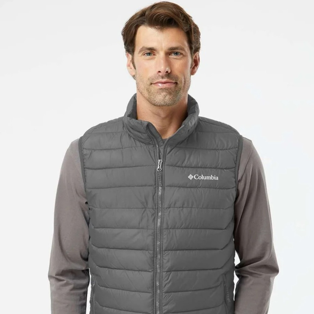 Columbia Men's Powder Life Vest, City Grey, Size M